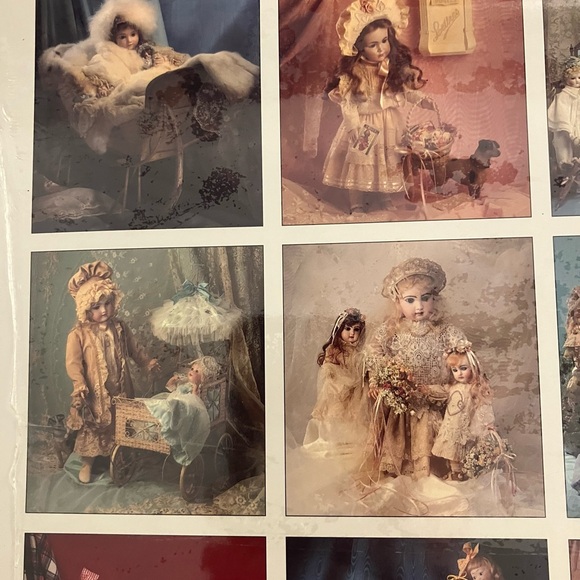 Vintage Sealed 1994 Calendar Antique Dolls from Carlton Cards - Collector's Item - Picture 3 of 6